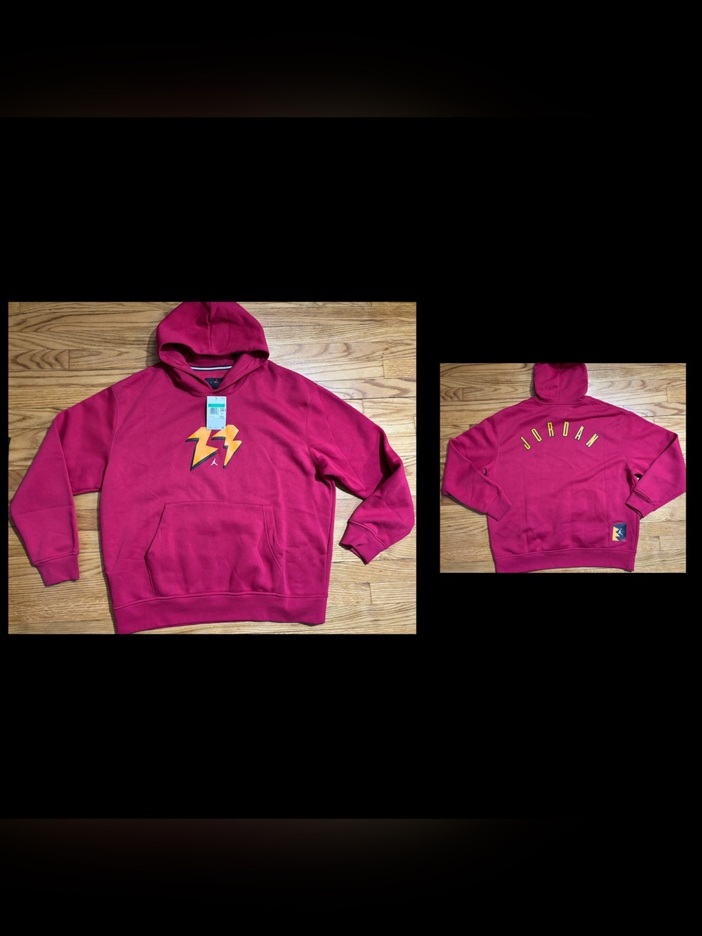 Jordan FLT MVP Fleece Hoodie Pullover Long-Sleeve Men’s sz XL NEW!